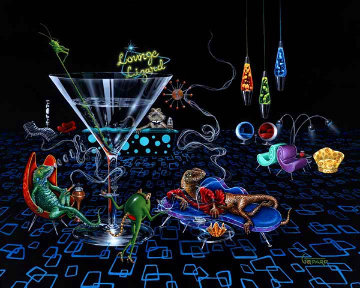 Lounge Lizard 2007 Limited Edition Print - Michael Godard Lounge Lizard 2007 Limited Edition Print - Michael Godard