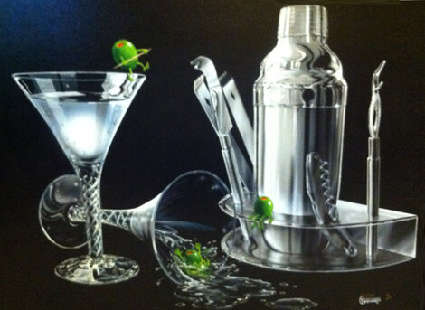 Three Amigos Embellished Giclee on Canvas 2002 Limited Edition Print - Michael Godard