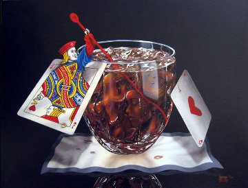 Black Jack And Coke 2003 Limited Edition Print - Michael Godard Black Jack And Coke 2003 Limited Edition Print - Michael Godard