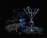 Pool Shark and Pool Shark II, Suite of 2 Giclees AP 2000 Limited Edition Print by Michael Godard - 1 Pool Shark and Pool Shark II, Suite of 2 Giclees AP 2000 Limited Edition Print by Michael Godard - 1