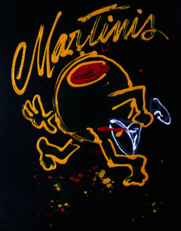 Martini 2008 24x30 - SUPER SUPER Original Painting - Michael Godard