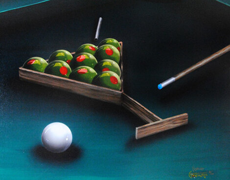 Nice Rack 2004 - Martini - Giclee on Canvas Limited Edition Print - Michael Godard