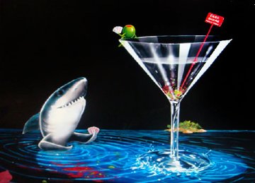 Card Shark 2007 Limited Edition Print - Michael Godard Card Shark 2007 Limited Edition Print - Michael Godard