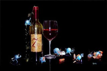 7 Deadly Zin's 2003 Limited Edition Print - Michael Godard 7 Deadly Zin's 2003 Limited Edition Print - Michael Godard