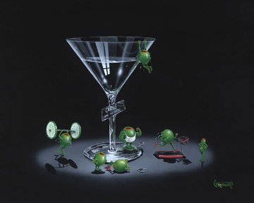 Liquid Diet 2004 Limited Edition Print - Michael Godard Liquid Diet 2004 Limited Edition Print - Michael Godard