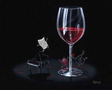 Tickling The Keys 2005 Limited Edition Print - Michael Godard Tickling The Keys 2005 Limited Edition Print - Michael Godard