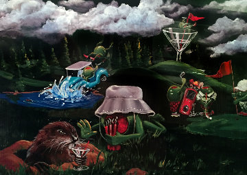 Caddy Shack 2007 Limited Edition Print - Michael Godard Caddy Shack 2007 Limited Edition Print - Michael Godard