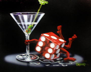Loaded Dice 2006 Limited Edition Print - Michael Godard Loaded Dice 2006 Limited Edition Print - Michael Godard
