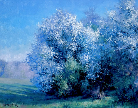 Spring Air 15x18 Original Painting - Michael Godfrey
