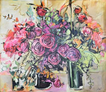 Still Life 45x49 Super Huge Original Painting - Lenner Gogli Still Life 45x49 Super Huge Original Painting - Lenner Gogli