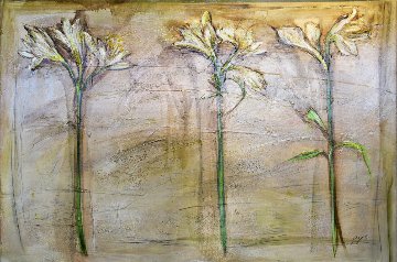 Floral 40x57 Original Painting - Lenner Gogli Floral 40x57 Original Painting - Lenner Gogli