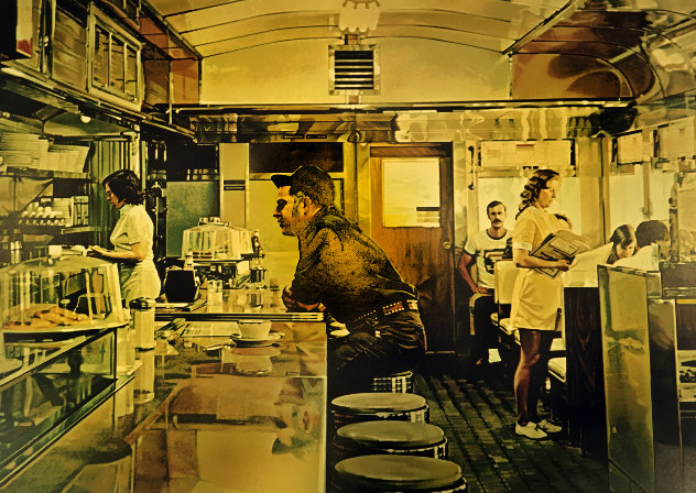 Unadilla Diner 1981 Limited Edition Print by Ralph Goings