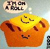 I'm on a Roll 1980 24x24 Original Painting by Todd Goldman - 0