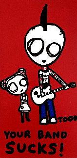 Your Band Sucks 2006 36x24 Original Painting - Todd Goldman Your Band Sucks 2006 36x24 Original Painting - Todd Goldman