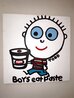 Boys Eat Paste 2007 36x36 Acrylic on Canvas Original Painting by Todd Goldman - 1