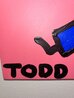 Boys Eat Bugs 2007 30x24 Acrylic on Canvas Original Painting by Todd Goldman - 2
