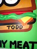 Eat My Meat 2007 24x24 Acrylic on Canvas Original Painting by Todd Goldman - 2