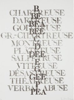 Untitled (From Selections From 73 Poems) 1992 Limited Edition Print - Kenneth Goldsmith Untitled (From Selections From 73 Poems) 1992 Limited Edition Print - Kenneth Goldsmith