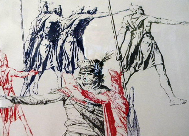 Untitled Figurative (For French Revolution Bicentennial) 1988 HS - Huge - Paris, France Limited Edition Print by Leon Golub