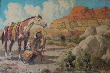 Tracker 20x30 Original Painting - M.A. (Marco Antonio) Gomez Tracker 20x30 Original Painting - M.A. (Marco Antonio) Gomez
