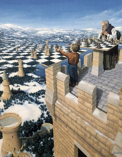 Chess Master Limited Edition Print - Rob Gonsalves Chess Master Limited Edition Print - Rob Gonsalves