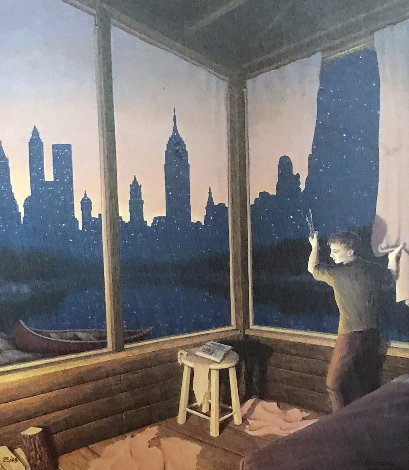 A Change of Scenery - New York Skyline - NYC Limited Edition Print - Rob Gonsalves