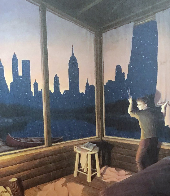 A Change of Scenery - New York Skyline Limited Edition Print by Rob Gonsalves