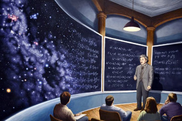 Chalkboard Universe AP 2010 Limited Edition Print - Rob Gonsalves Chalkboard Universe AP 2010 Limited Edition Print - Rob Gonsalves