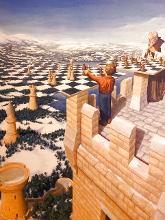 Chess Master Limited Edition Print - Rob Gonsalves Chess Master Limited Edition Print - Rob Gonsalves