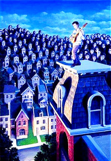 Performer and His Public 2000 Limited Edition Print - Rob Gonsalves