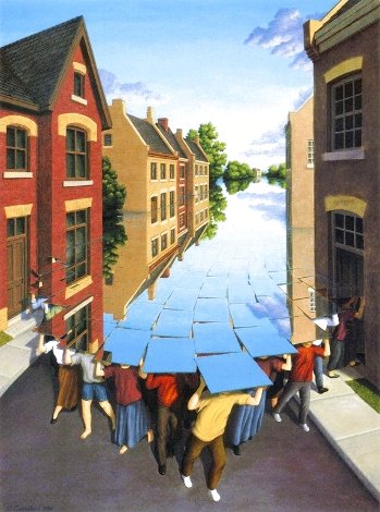 Here Comes the Flood Limited Edition Print - Rob Gonsalves