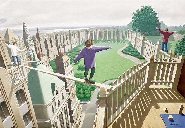 High Park Pickets - Huge Limited Edition Print by Rob Gonsalves