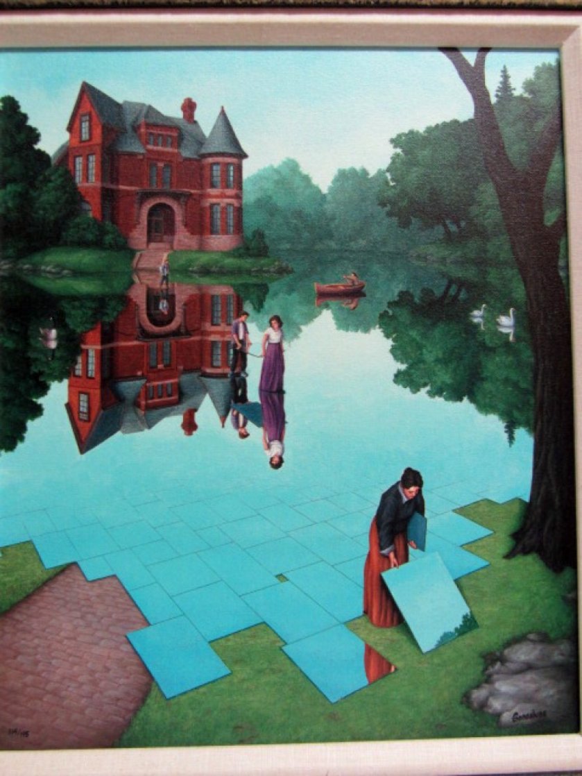 Still Waters 2002 Limited Edition Print by Rob Gonsalves Still Waters 2002 Limited Edition Print by Rob Gonsalves