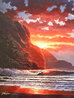 Sunset Tide 2023 - Caldograph on Wood Limited Edition Print by Rodel Gonzalez - 2