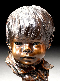 Little Sister Bronze Sculpture 1978 12 in Sculpture - Glenna Goodacre Little Sister Bronze Sculpture 1978 12 in Sculpture - Glenna Goodacre