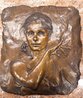 Christina Bronze Plaque Sculpture 1995 10x9 in Sculpture by Glenna Goodacre - 1