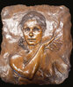 Christina Bronze Plaque Sculpture 1995 10x9 in Sculpture by Glenna Goodacre - 0