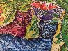 Of a Cat 1996 12x15 Embellished Works on Paper (not prints) by Yuri Gorbachev - 4 Of a Cat 1996 12x15 Embellished Works on Paper (not prints) by Yuri Gorbachev - 4