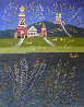 Russian Landscape 1992 30x24 Original Painting by Yuri Gorbachev - 0