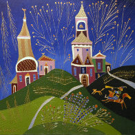 Landscape, # 452 1996 32x32 Original Painting by Yuri Gorbachev - 0 Landscape, # 452 1996 32x32 Original Painting by Yuri Gorbachev - 0