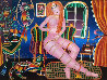 Woman In A Blue Room 1993 38x52 Original Painting by Yuri Gorbachev - 0 Woman In A Blue Room 1993 38x52 Original Painting by Yuri Gorbachev - 0