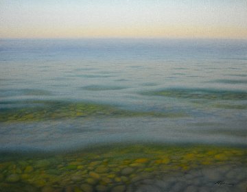 Waves 2008 28x36 Original Painting - Evgeni Gordiets Waves 2008 28x36 Original Painting - Evgeni Gordiets
