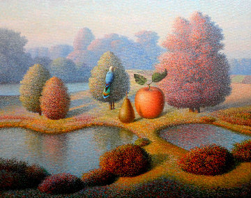 Evening Fall 2017 24x30 Original Painting - Evgeni Gordiets Evening Fall 2017 24x30 Original Painting - Evgeni Gordiets