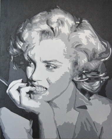 Icons of the 20th Century, Marilyn Monroe 2019 20x17 Original Painting - Gordon Carter