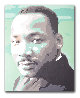 Icons of the 20th Century, Martin Luther King Jr. 2019 20x17 Original Painting by Gordon Carter - 1