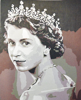 Icons of the 20th Century: Queen Elizabeth II 2019 20x17 Original Painting - Gordon Carter Icons of the 20th Century: Queen Elizabeth II 2019 20x17 Original Painting - Gordon Carter