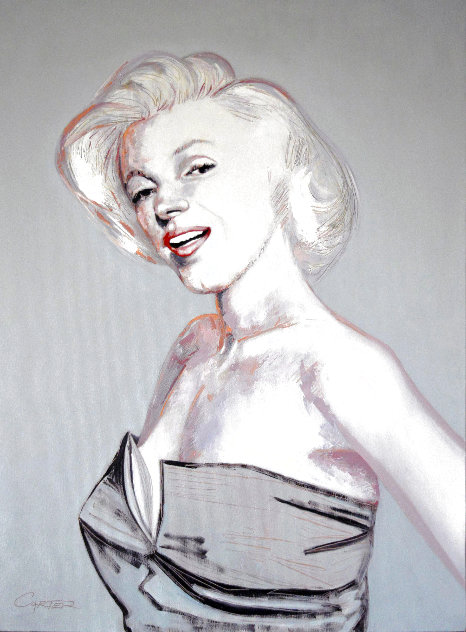 Marilyn Monroe 2021 28x20 Original Painting by Gordon Carter