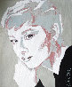 Audrey Hepburn II 2021 12x10 Original Painting by Gordon Carter - 0