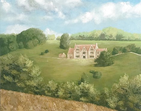 English Countryside 2023 16x20 Original Painting - Gordon Carter