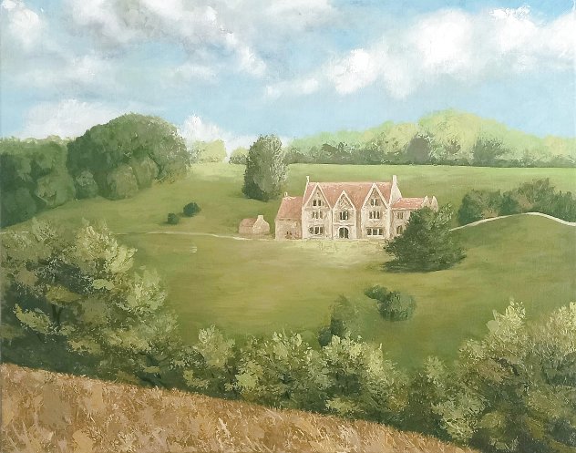 English Countryside 2023 16x20 Original Painting by Gordon Carter